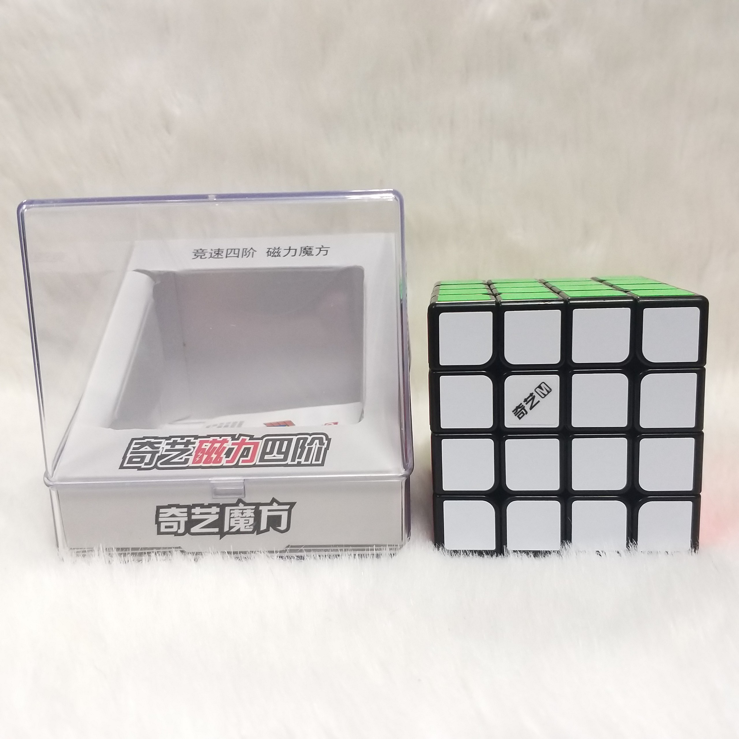 Rubik 4x4 QiYi MS Magnetic 4x4 Black (có nam châm) hiệu QiYi