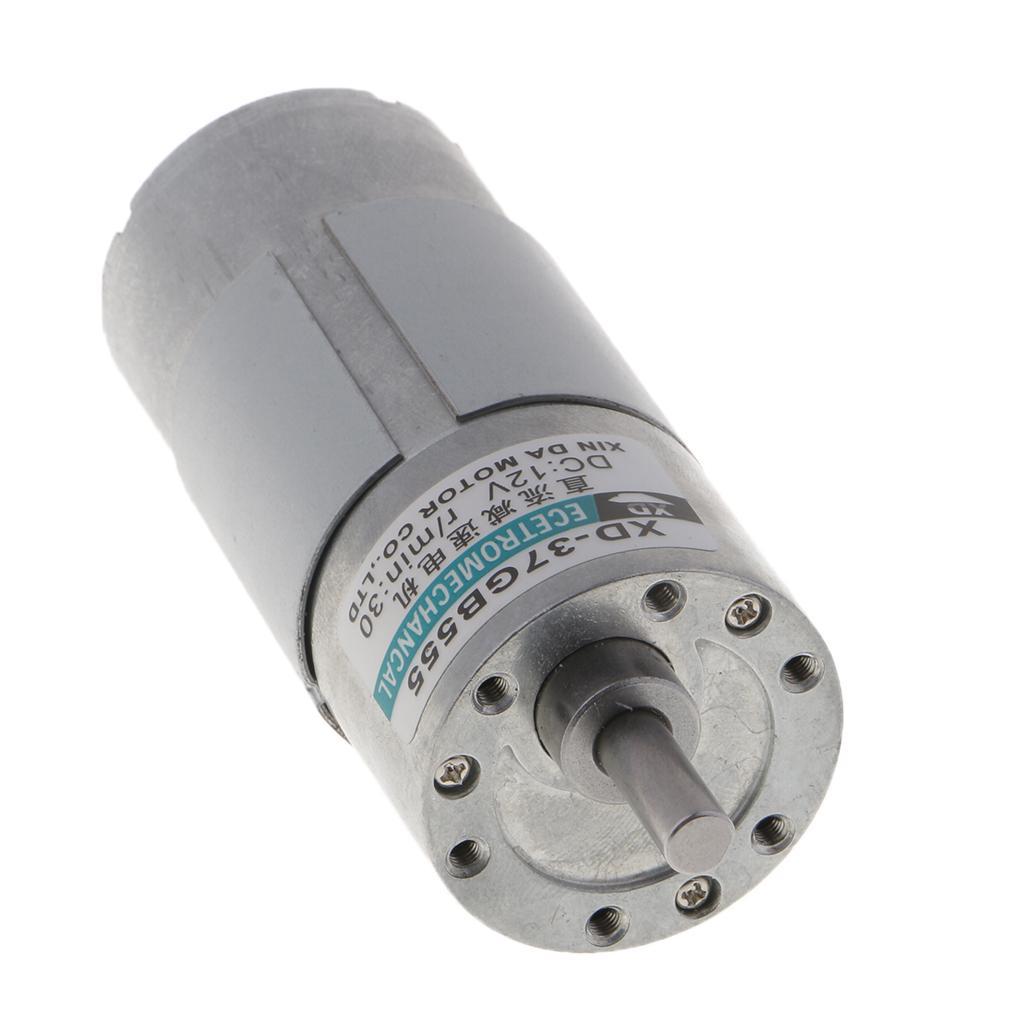 XD-37GB555 DC12V 15W 30RPM Micro Gear Motor High  Adjustable Speed
