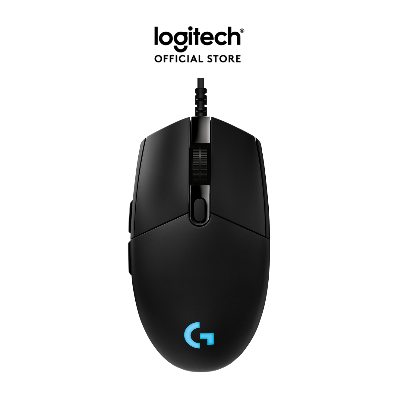 Chuột có dây RGB Logitech Pro Hero - 6 nút lập trình, cảm biến 25K, 5 cấu hình bộ nhớ tích hợp - Hàng chính hãng