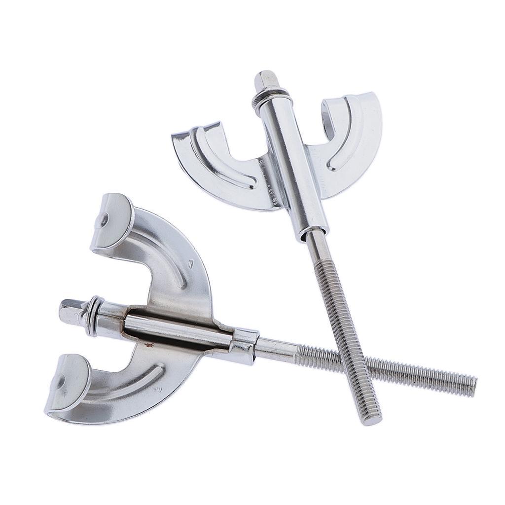 16x Durable Bass Drum Claws + Tension Rods for Drum Mount Repair Accessories