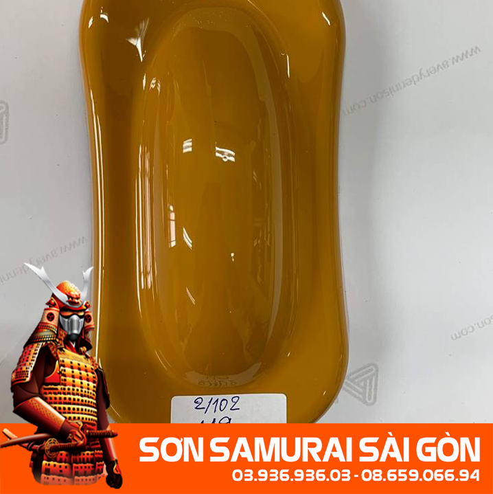 Sơn SAMURAI KUROBUSHI 149 MÀU VÀNG TAXI chính hãng - Sơn phun xe máy SAMURAi SÀI GÒN