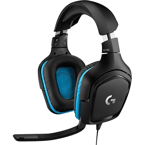 Tai nghe chụp tai có dây Logitech G431 - Hàng chính hãng