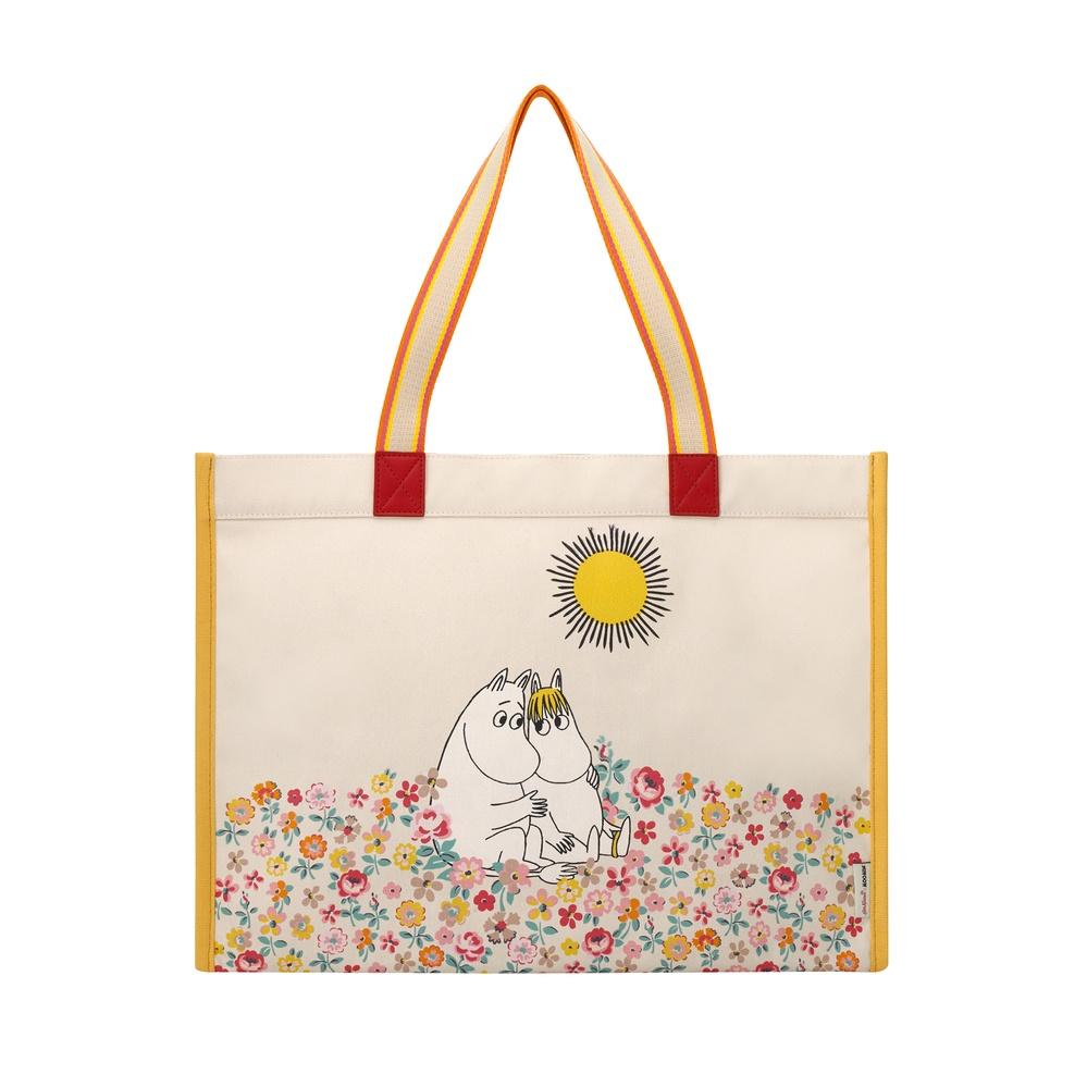 Cath Kidston - Túi đeo vai The Milly Tote Moomins Meadow - 1001815 - Cream