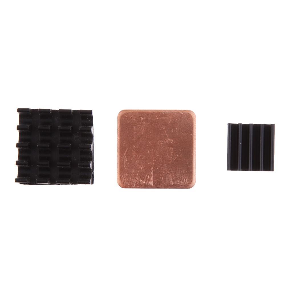 DC 5V Brushless CPU Cooling Fan + Heatsinks for 3B/ 2B/ B+