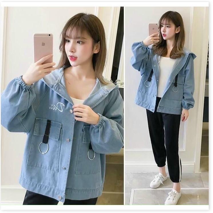 Áo khoác kaki nữ xịn xò siêu duyên dáng cho các bạn trẻ THỜI TRANG LANO STORE