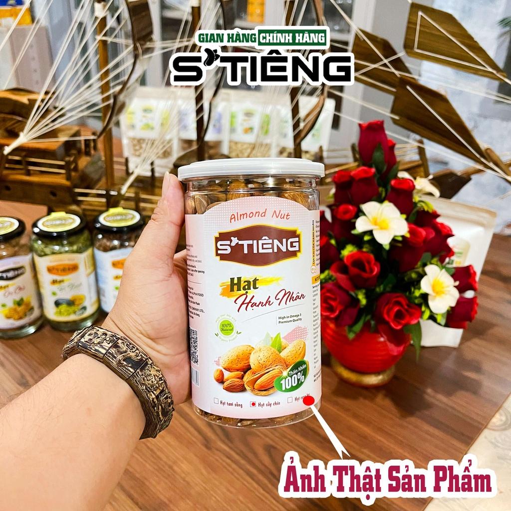 500Gr Hạt Hạnh Nhân Mỹ Tươi Sống - Sấy Chín Nguyên Vị STIENG