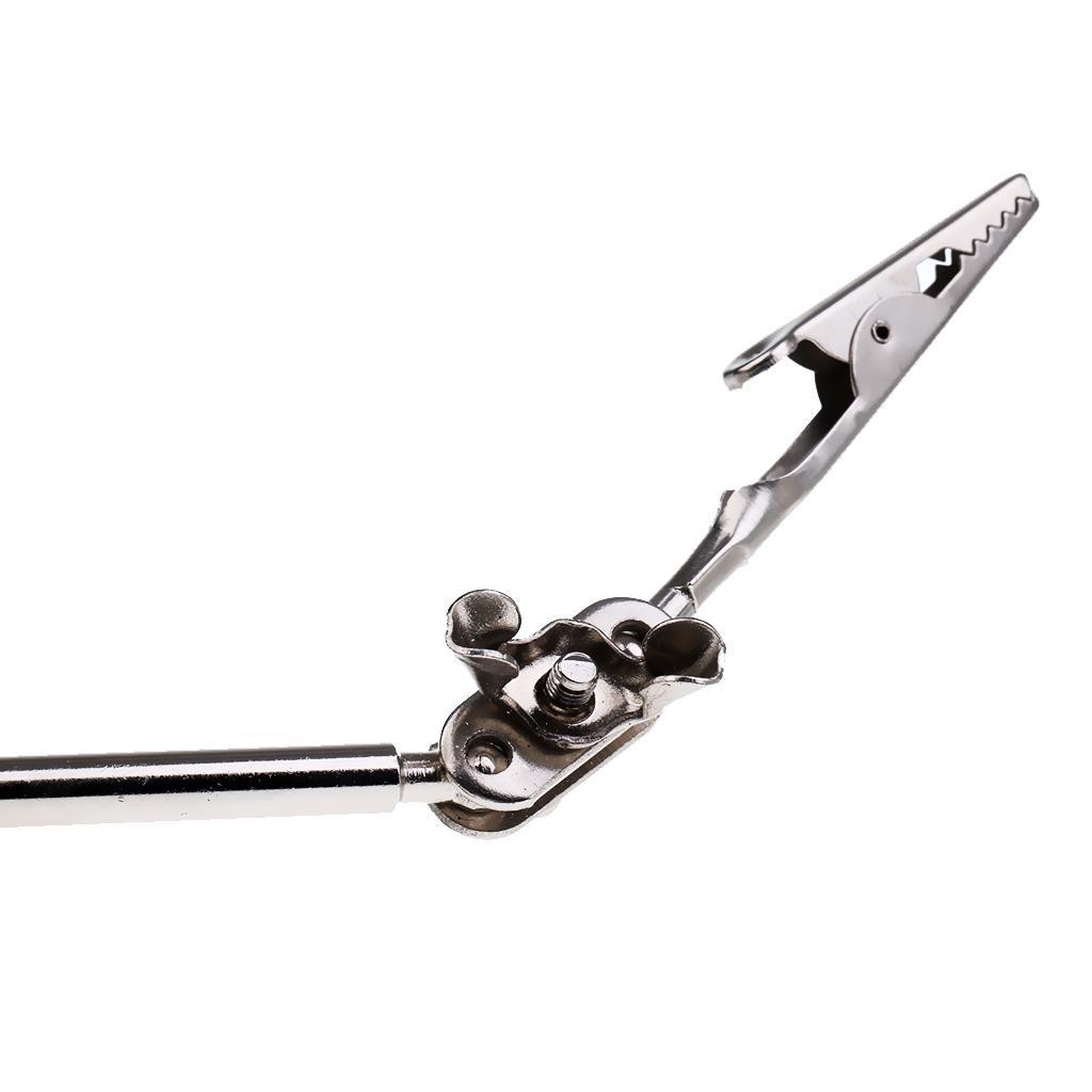 2.5X Magnifying Glass Helping Hand Magnifier Alligator Clamp Soldering Stand