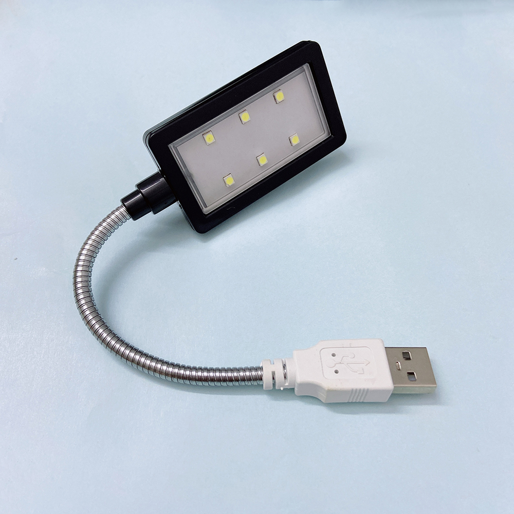Đèn Led 6 bóng siêu sáng cắm nguồn USB thân hợp kim uốn dẻo
