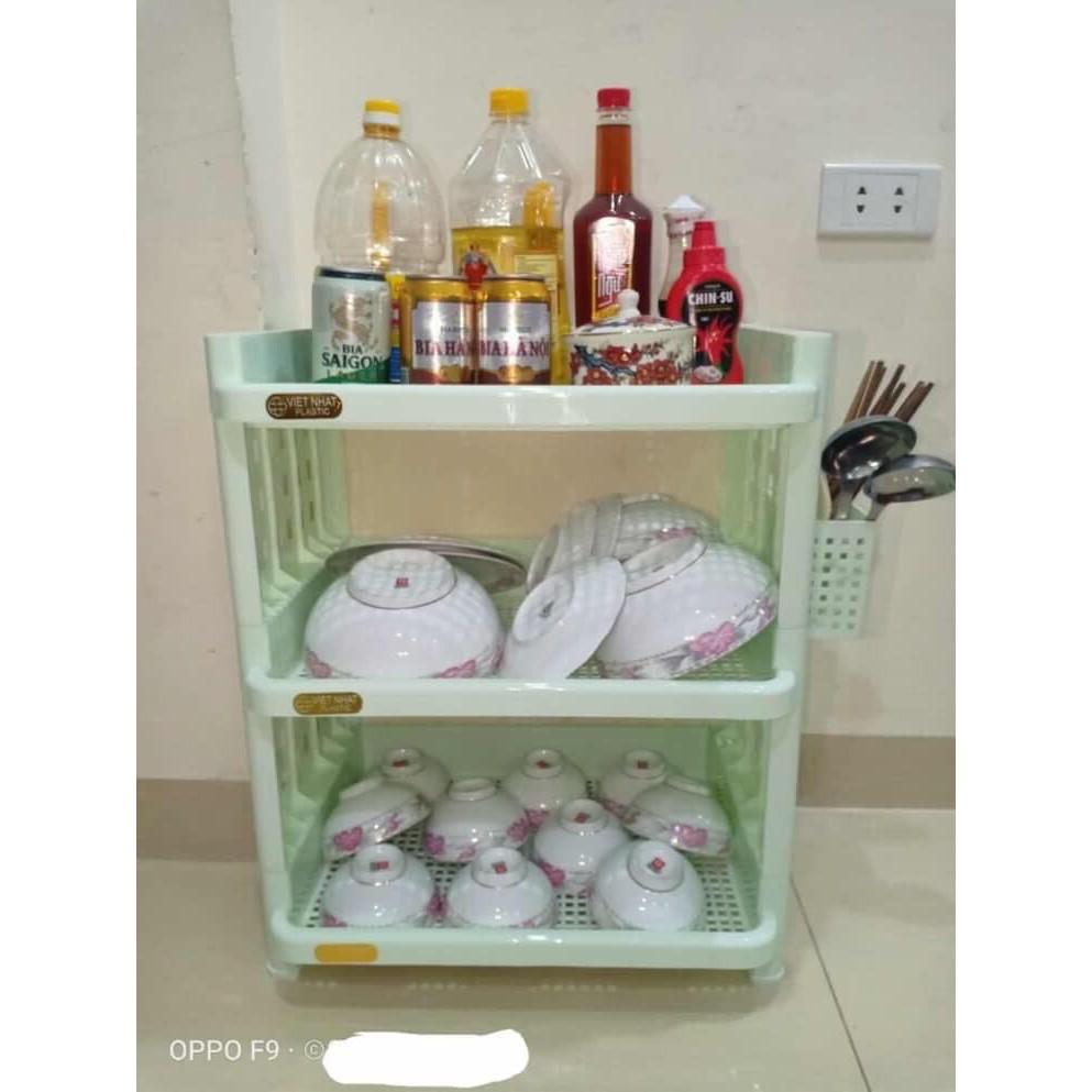 KỆ ÚP BÁT, CHẠN BÁT 3 TẦNG NHỰA CAO CẤP
