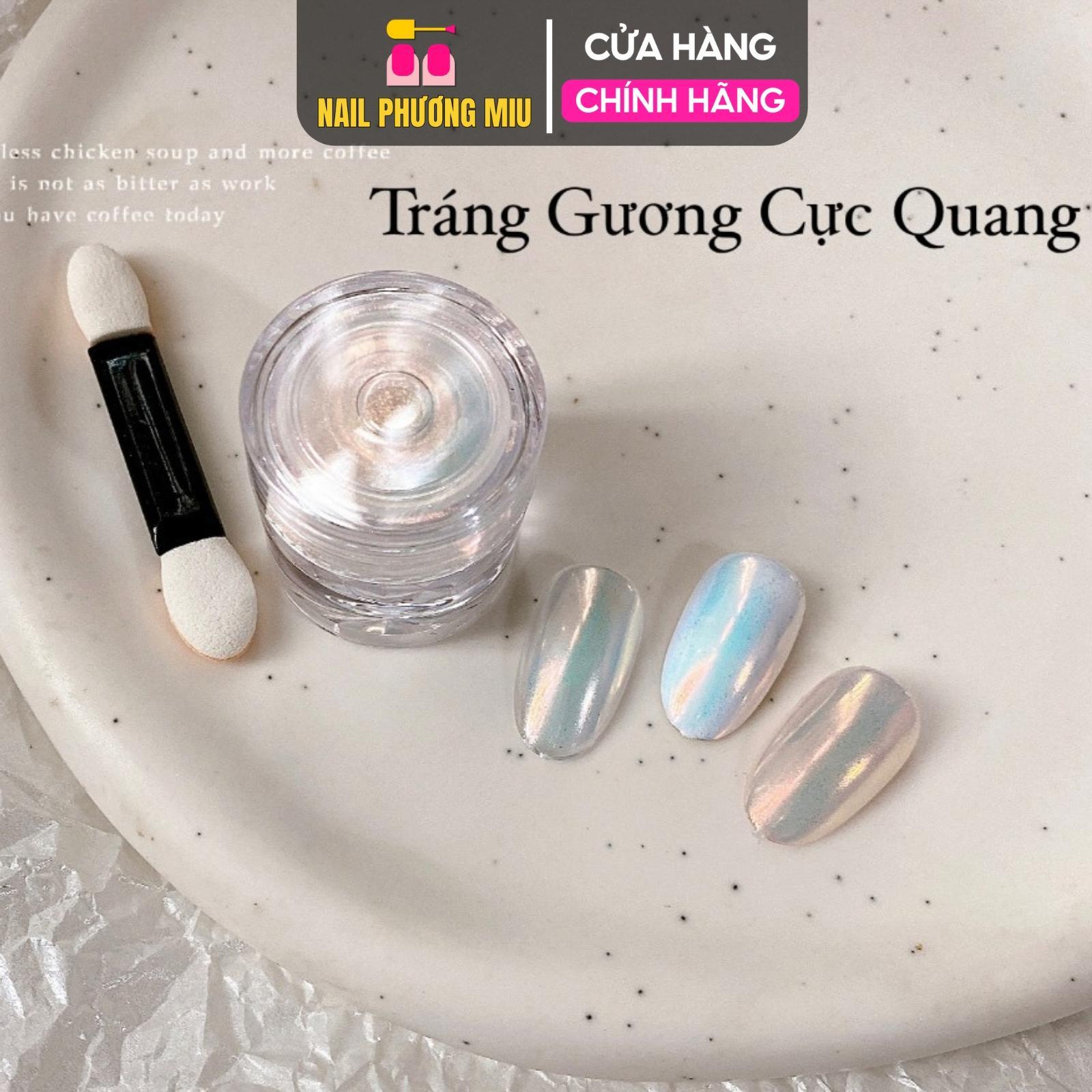 Nhũ Tráng Gương Cực Quang 2 Tone Màu 12, 18 Siêu Lấp Lánh, Dễ Phối, Làm Nail Tiện Lợi Ánh Kim Loại Và Ngọc Ánh Trai