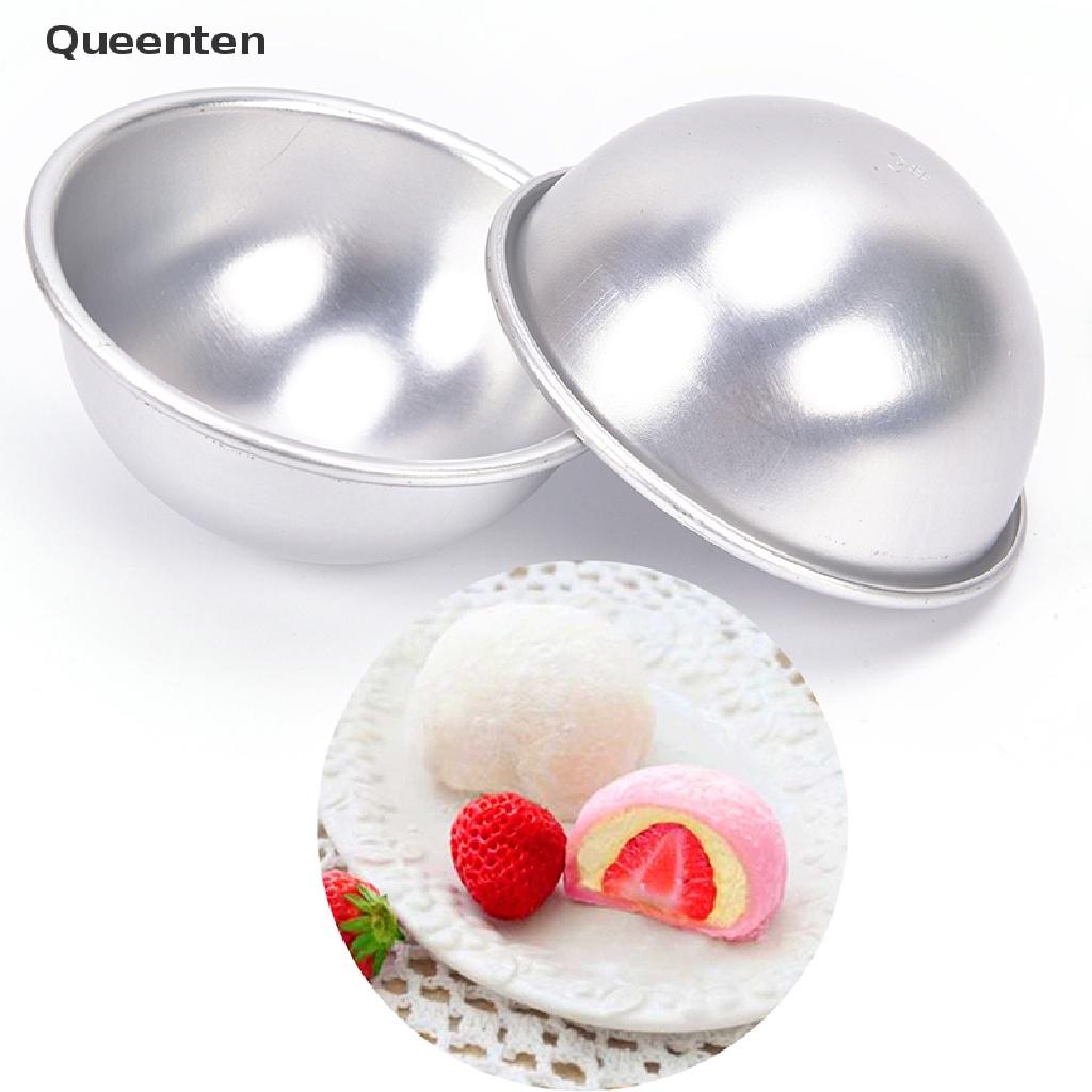 Queenten Kitchen Sphere Bath Cake Pastry Mould Bomb Mold Pan Tin Baking 3D Aluminum VN