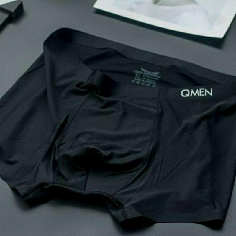 Quần sịp đùi Qmen CHUNCHUN chất lụa thun lạnh, quần lót nam hàng cao cấp.