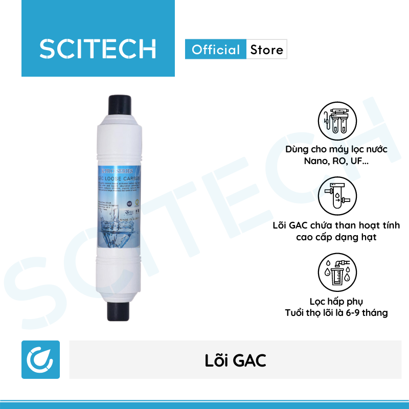 Bộ lọc nước uống công nghệ UF 7 cấp lọc by Scitech (Không dùng điện, không nước thải) - Hàng chính hãng