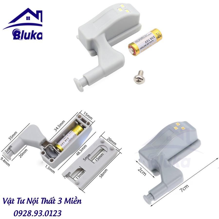 Đèn Led Gắn Bản Lề Tủ Quần Áo Nhà Bếp/ Phòng Tắm Tiện Ích ( Có Tặng Kèm Pin )