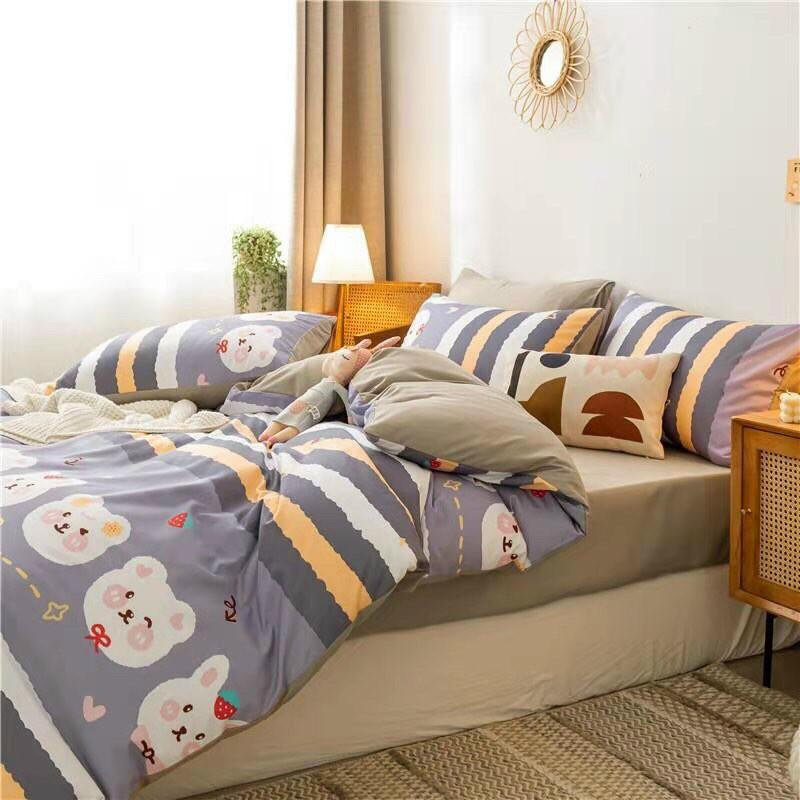Bộ chăn ga gối Cotton Poly M2T Bedding nhập khẩu Hàn Quốc - Xả kho mẫu đẹp 2021
