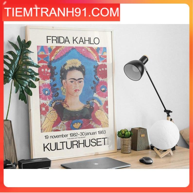 Tranh treo tường | Frida Kahlo - Áp phích triển lãm cho Kulturhuset, Stockholm, 1988