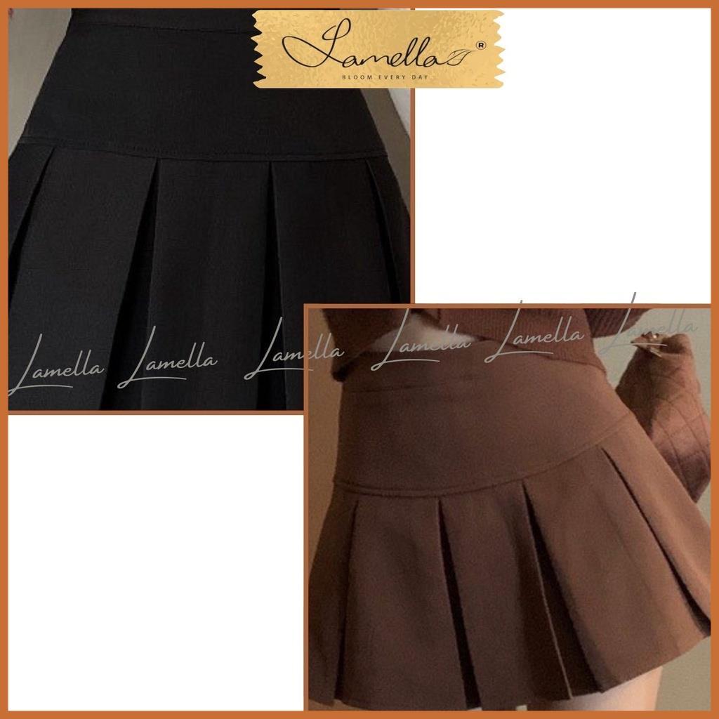 Chân váy xếp ly ngắn bigsize tennis ly to trẻ trung năng động phù hợp với nhiều outfits LAMELLA CV08