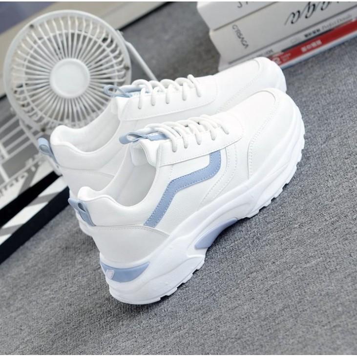 Giày sneaker nữ MS003 (xanh phối trắng