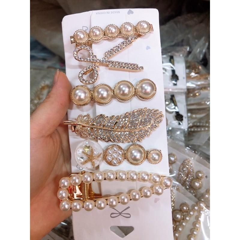 Set 6 kẹp ngọc