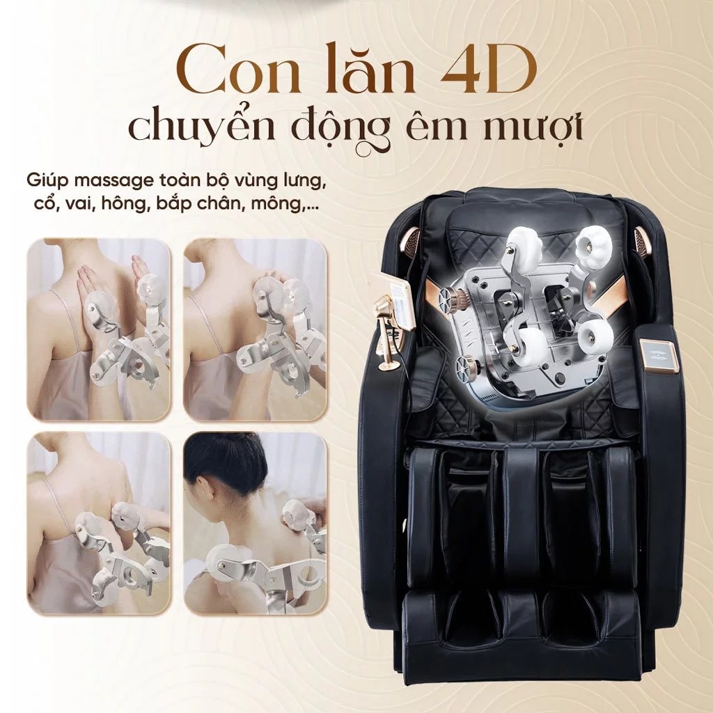 Ghế Massage Toàn Thân Giá Rẻ Lifesport LS-678,Ghế Massage Với 20 Bài Massage Tự Động Chuyên Nghiệp, BH 6 Năm