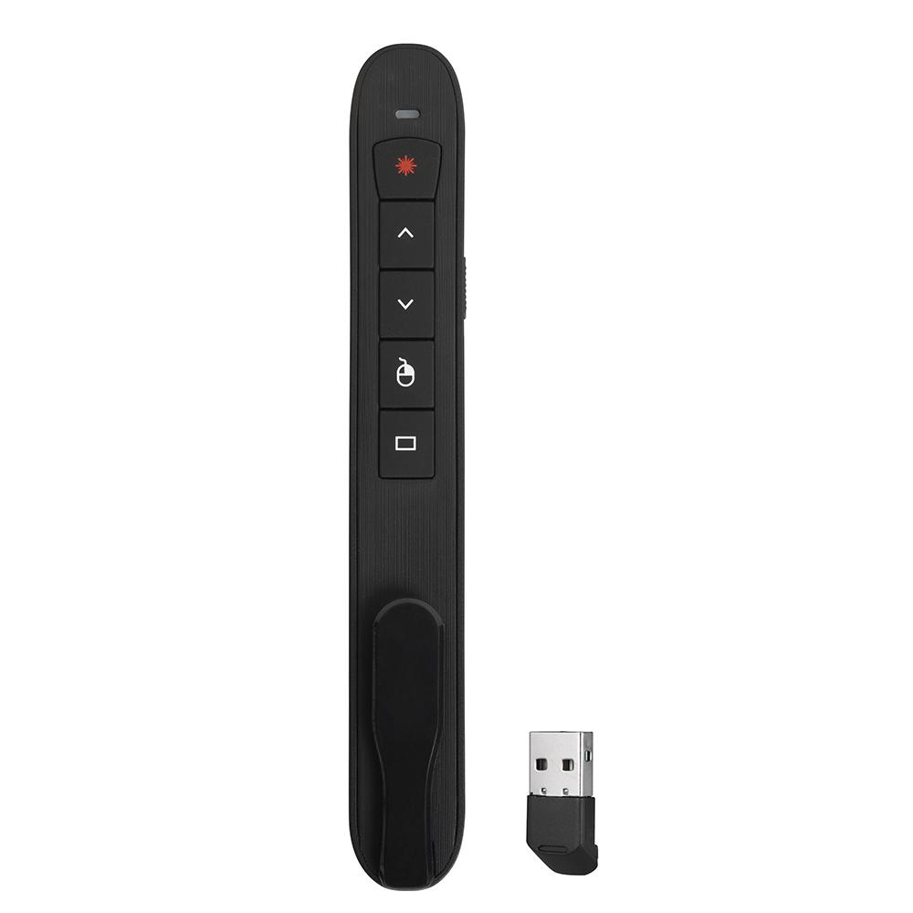 Chuột không dây 2.4GHz Flip Pen con trỏ Laser 6 Gxes/con quay hồi chuyển trình chiếu PPT