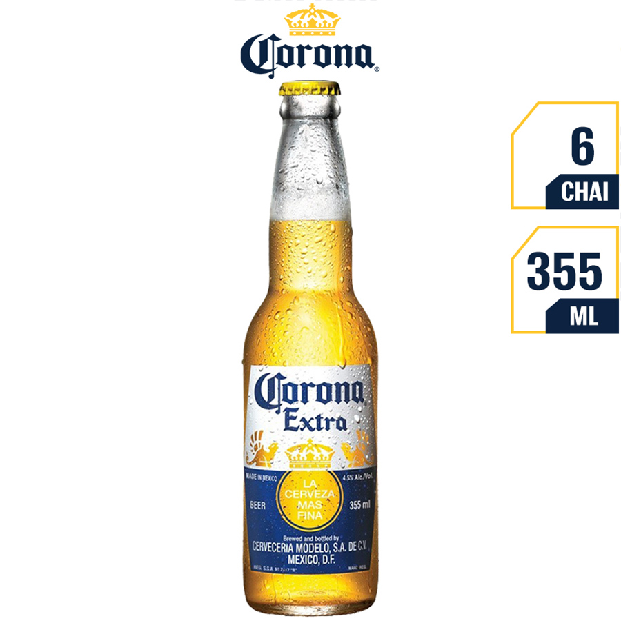 Bia Corona 355ml thùng 24 chai