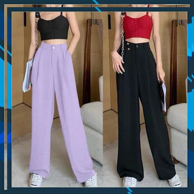 Quần ống rộng culottes xuông dài 100cm