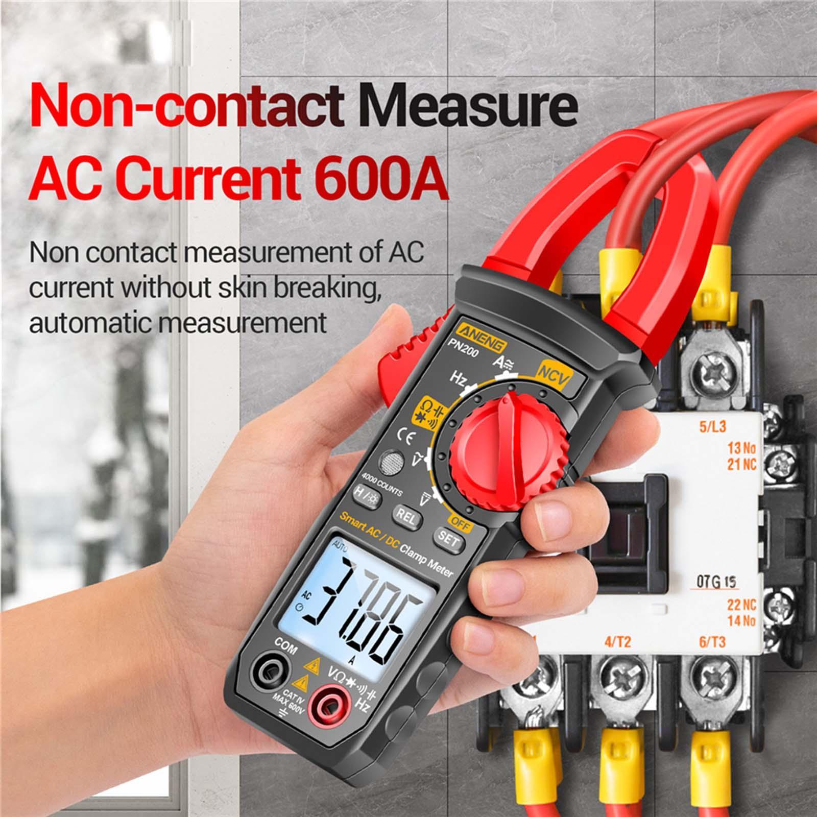 Digital Clamp Meter Accs Handheld Professional AC DC Universal Measures Tool Multimeter for Auto Voltage Resistance Electrician Current