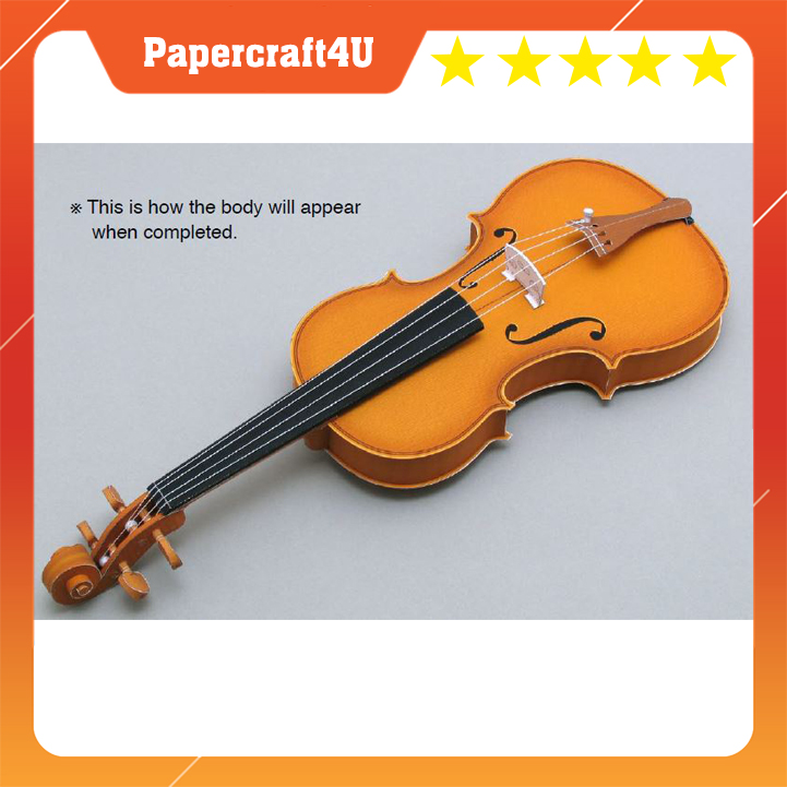 Mô hình giấy 3D Mô hình Nhạc cụ Đàn Violin