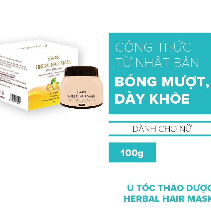 Ủ tóc thảo dược Cenota Herbal Hair Mask 220m