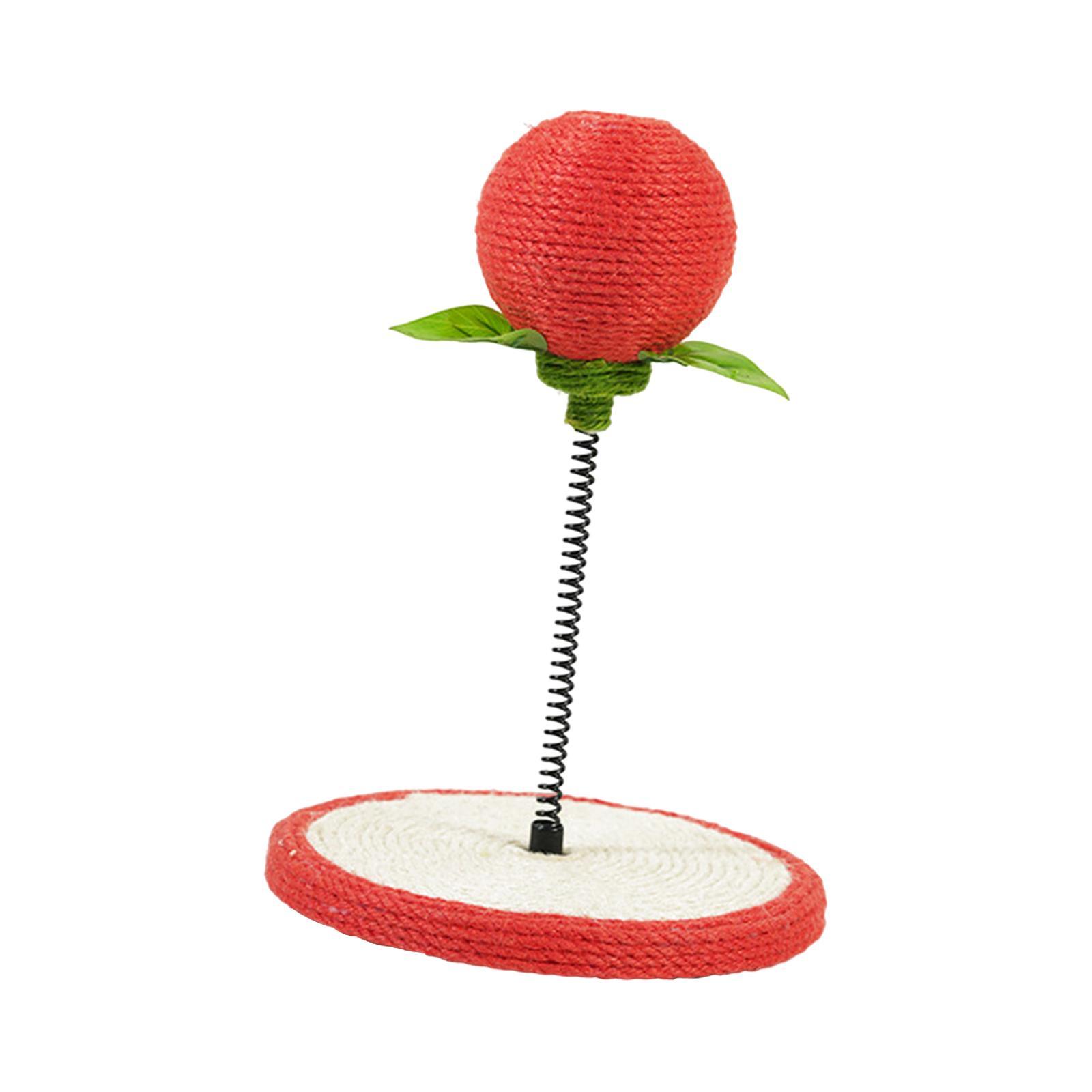 Cat Scratch Pad Kitty Cat Scratching Board Cat Scratcher Toy with Sisal Ball