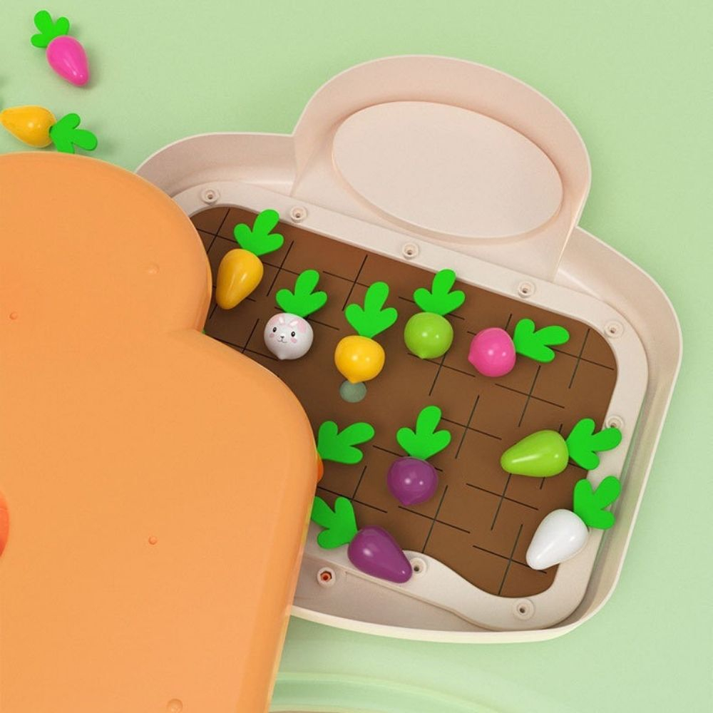 Đồ Chơi Lắp ghép Nhổ Củ Cải Giáo Dục Sớm Cho Trẻ Luyện Kỹ Năng Cầm Nắm Và Đếm Số, Bộ Nhổ Cà Rốt Nông Trại, Đồ chơi Đếm Montessori, Trò chơi thu hoạch nông trại rau củ vui nhộn, Đồ chơi Khu vườn