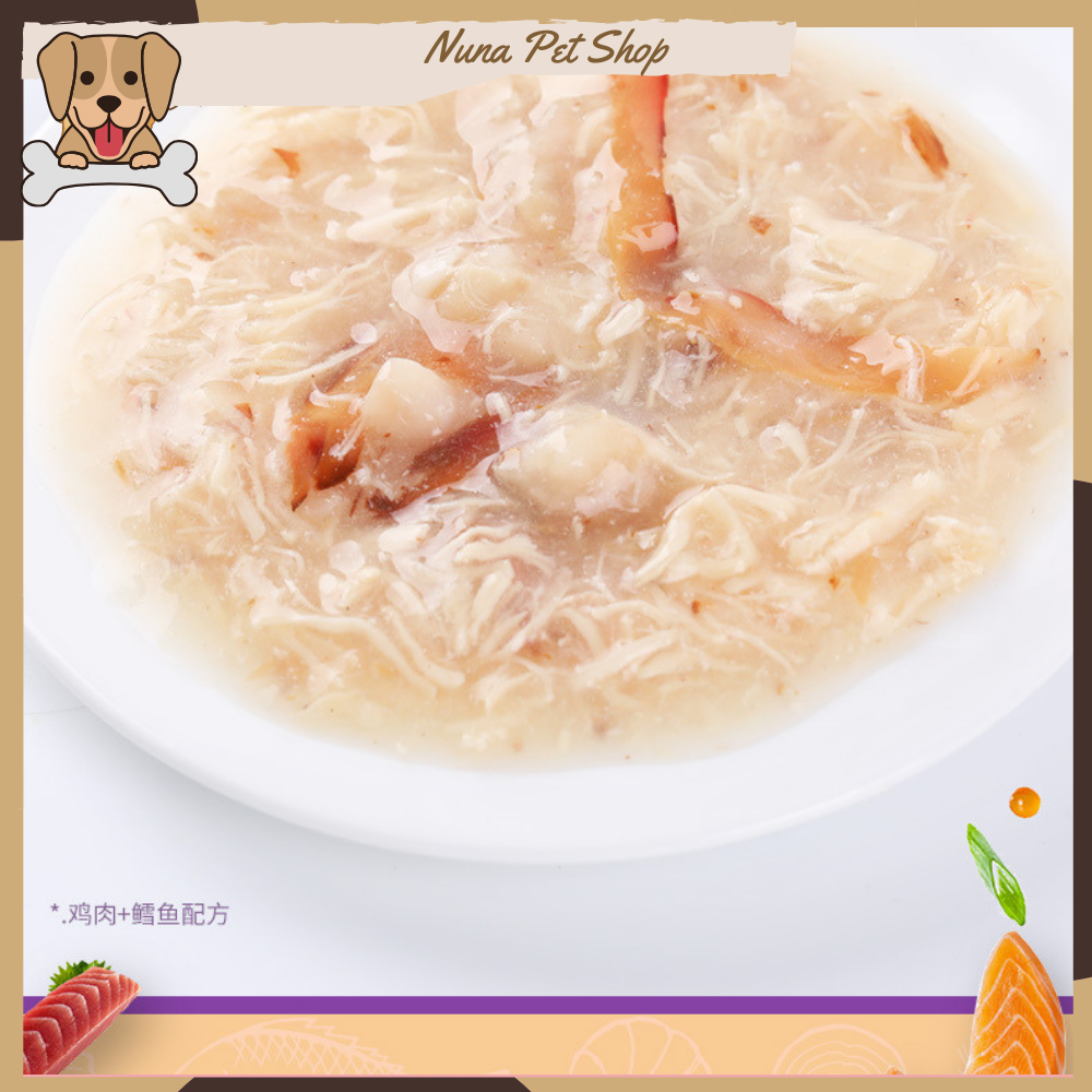 Pate Wanpy Happy 100 cho mèo - Thức ăn ướt cho mèo thơm ngon bổ dưỡng
