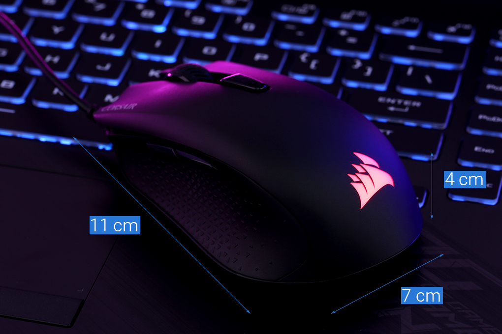 Chuột gaming Corsair Harpoon RGB PRO - Hàng chính hãng