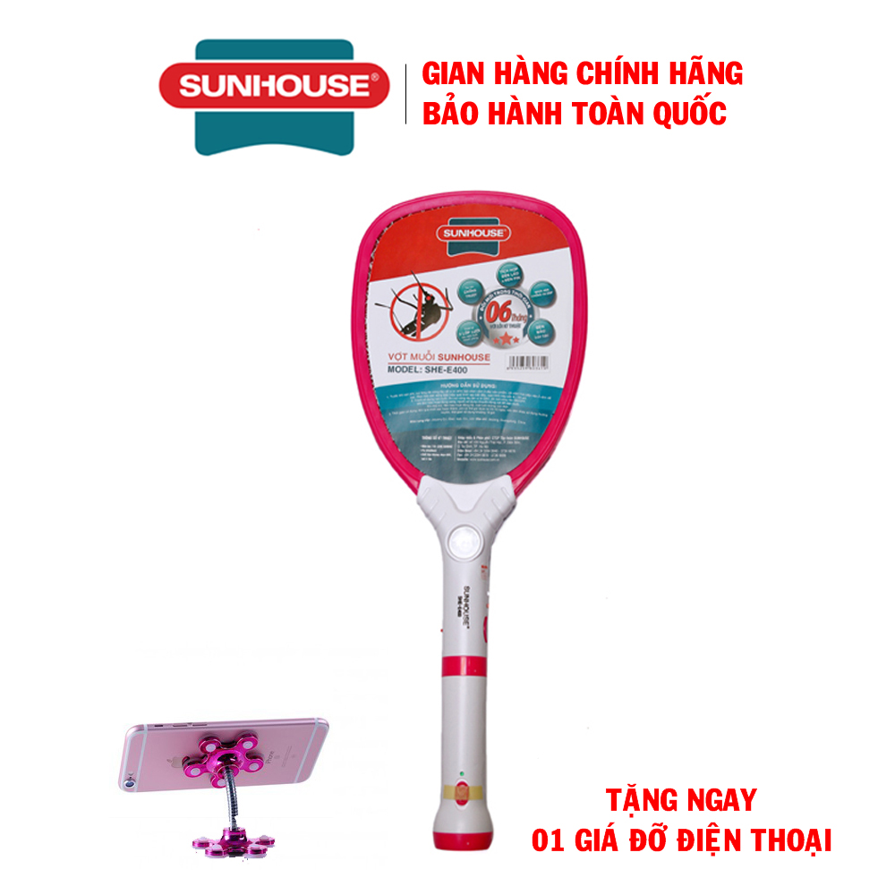 Vợt Muỗi Sunhouse SHE-E400 - Hàng chính hãng