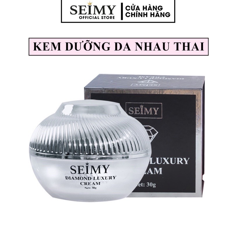 Kem dưỡng da mặt ban đêm face nhau thai Seimy - Diamond Luxury dưỡng trắng , cấp ẩm, mờ nám, ngừa mụn