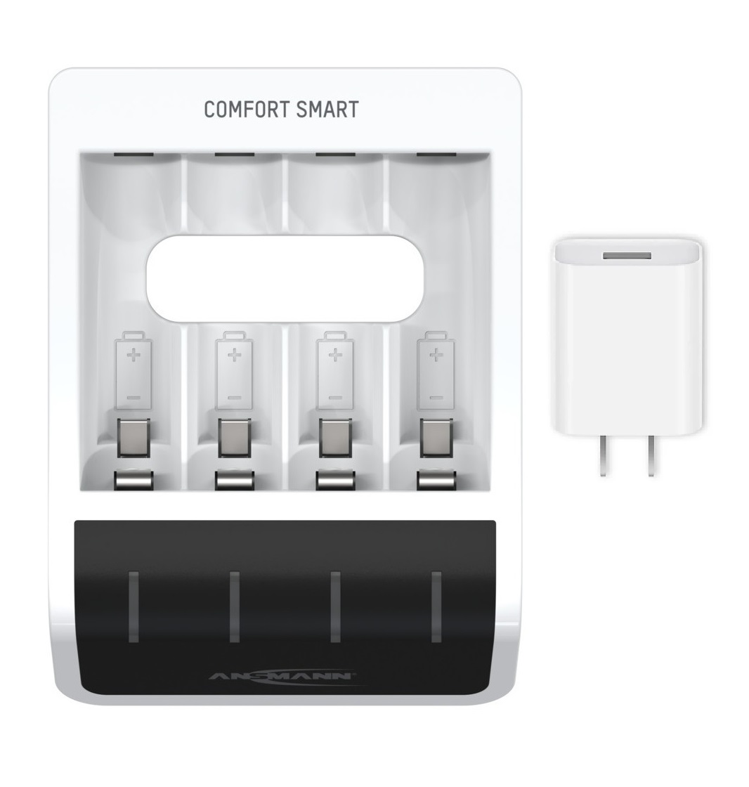 Bộ sạc kèm Pin 2850 mAh ComfortSmart ANSMANN- Hàng Nhập Khẩu