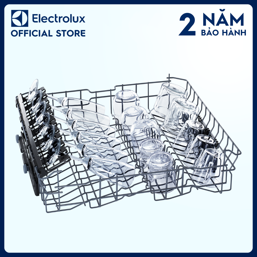 [Free Giao lắp] Máy rửa bát đứng độc lập Electrolux ESF5512LOX 60cm cho 13 bộ chén dĩa, Nhiều chương trình chuyên dụng, chế độ hẹn giờ,  loại bỏ 99,99% vi khuẩn và vi rút [ Hàng chính hãng]