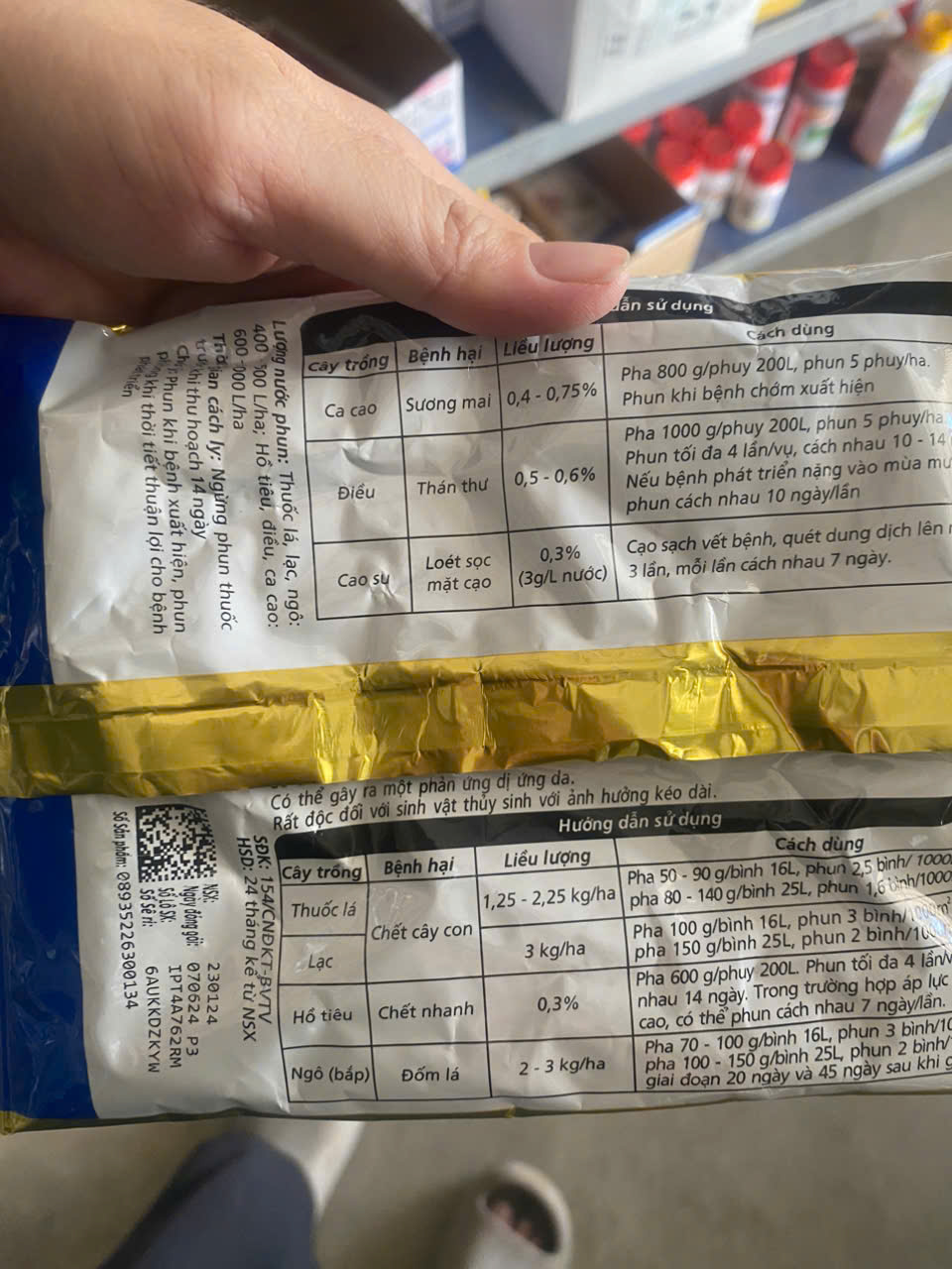 RIDOMINGOL 68WG trừ bệnh thối rễ thán thư chết nhanh đốm lá gói 100gr