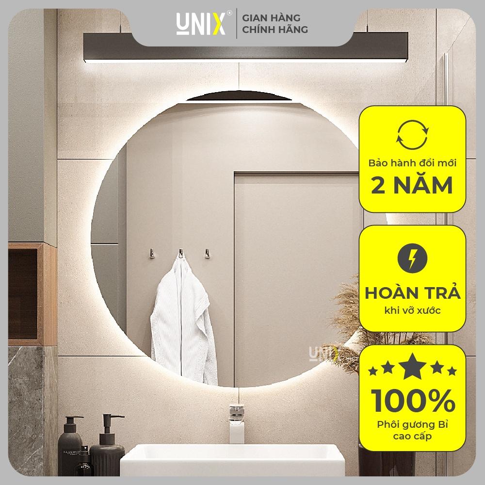 Gương Tròn Tràn Viền Hậu Led Cảm Ứng T01-HL - Unix House
