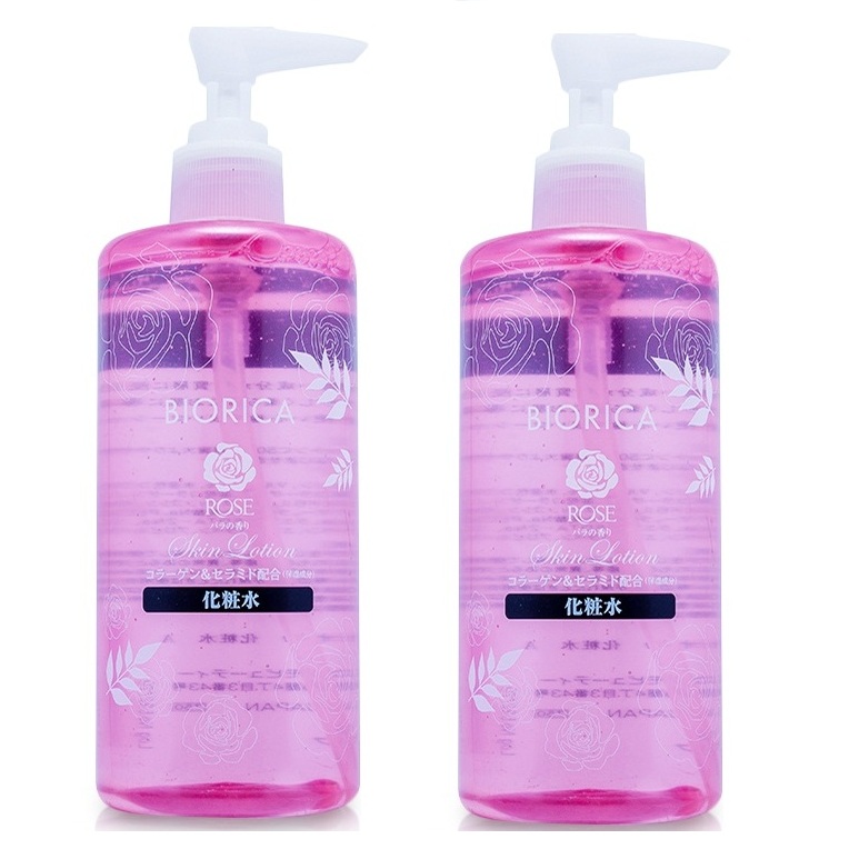 Bộ 2 chai nước hoa hồng se khít lỗ chân lông BIORICA ROSE Nhật bản ( 300ml)- HÀNG CHÍNH HÃNG