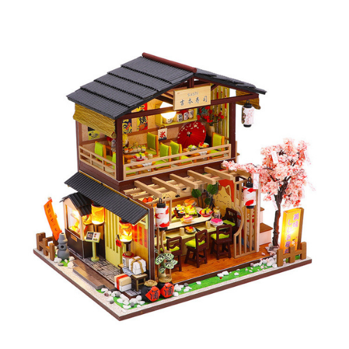 Nhà mô hình tự lắp ráp DIY - Gibbon Sushi M2011