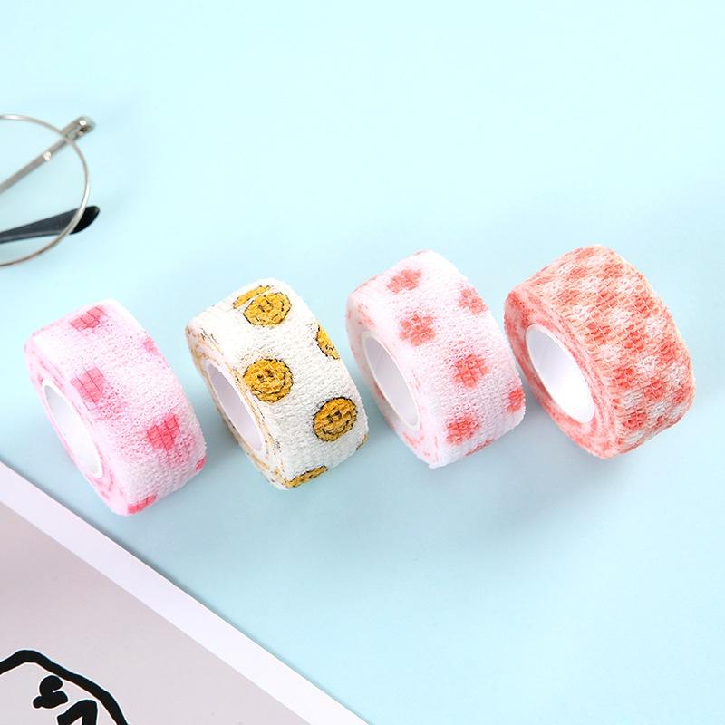 PK939 01 cuộn Băng dính washi tape họa tiết dễ thương hoạ tiết hấm bi nhiều màu, trang trí sổ tay, văn phòng