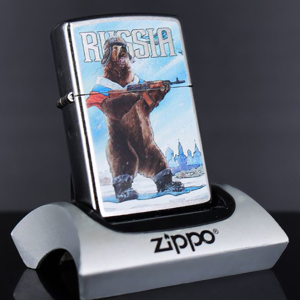 Bật Lửa Zippo 207 Russian Bear Design