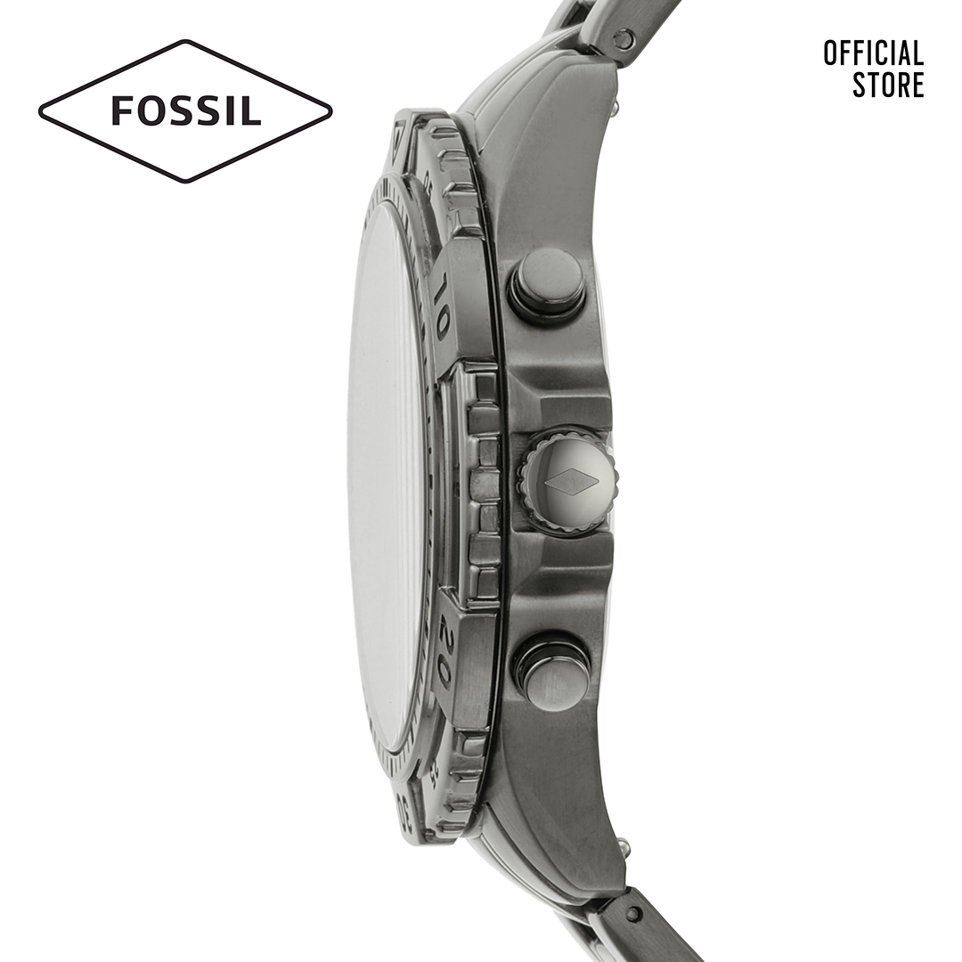 Đồng hồ nam FOSSIL dây thép không gỉ Garret FS5621 - màu xám