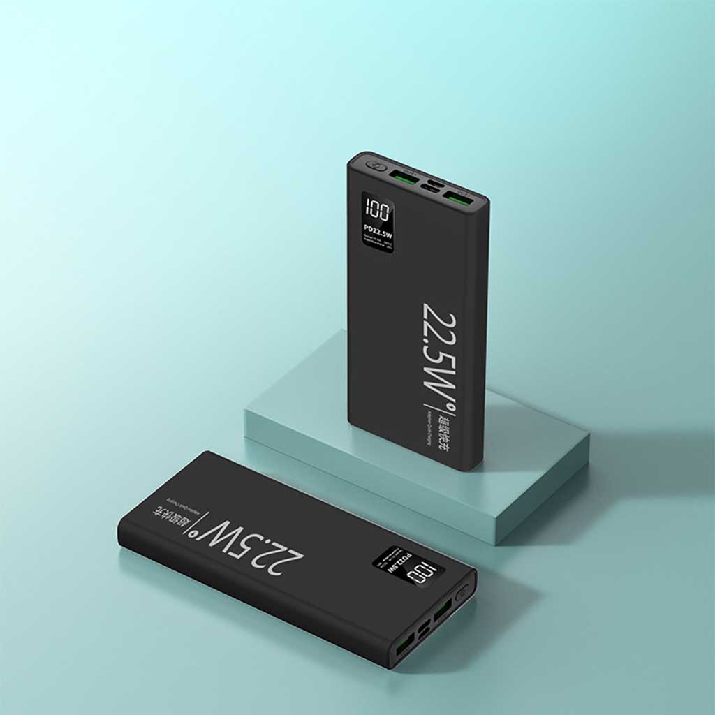 Pin Sạc Dự Phòng 10.000mAh HXSJ K7 - 2 Cổng sạc siêu nhanh 22.5W, Type-C 20W, Kích Thước Mỏng và Nhẹ - HÀNG CHÍNH HÃNG