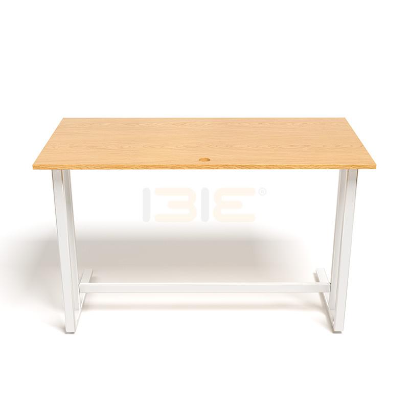 Bộ Bàn Oak-U Trắng Và Ghế Đen IBIE IB517