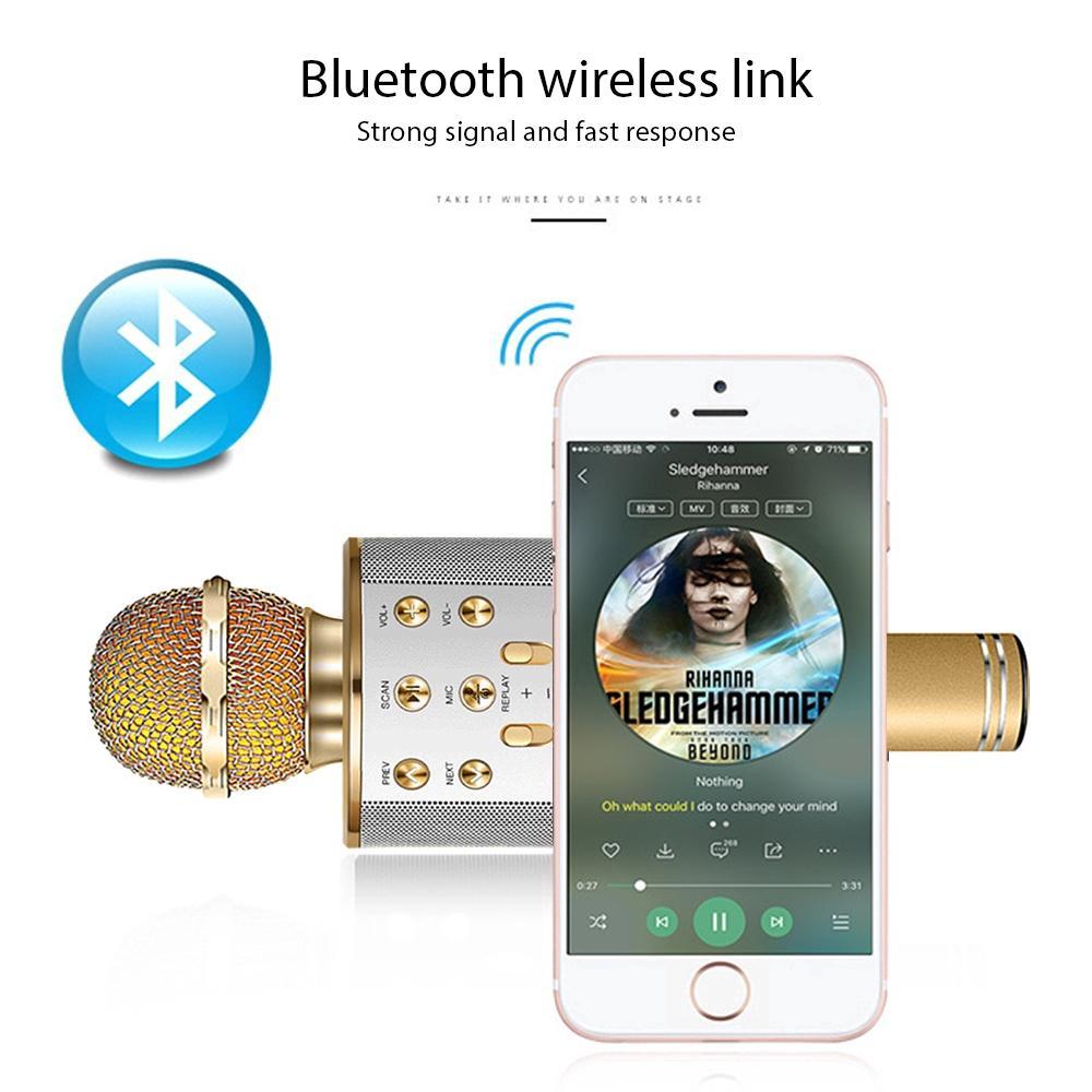 Micro Bluetooth Không Dây Hát Karaoke