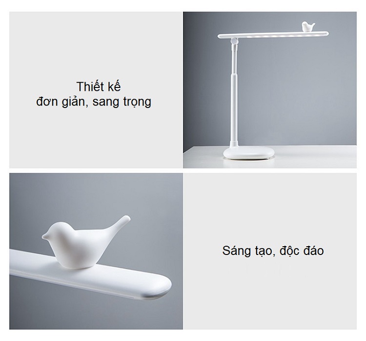 Đèn cảm ứng -Đèn bàn đọc sách báo thông minh cắm cổng USB