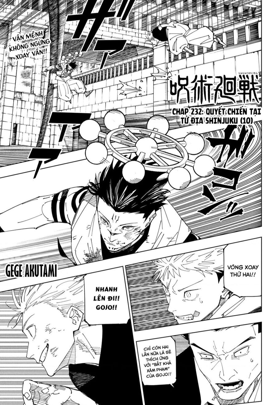 jujutsu kaisen - chú thuật hồi chiến chapter 232 2